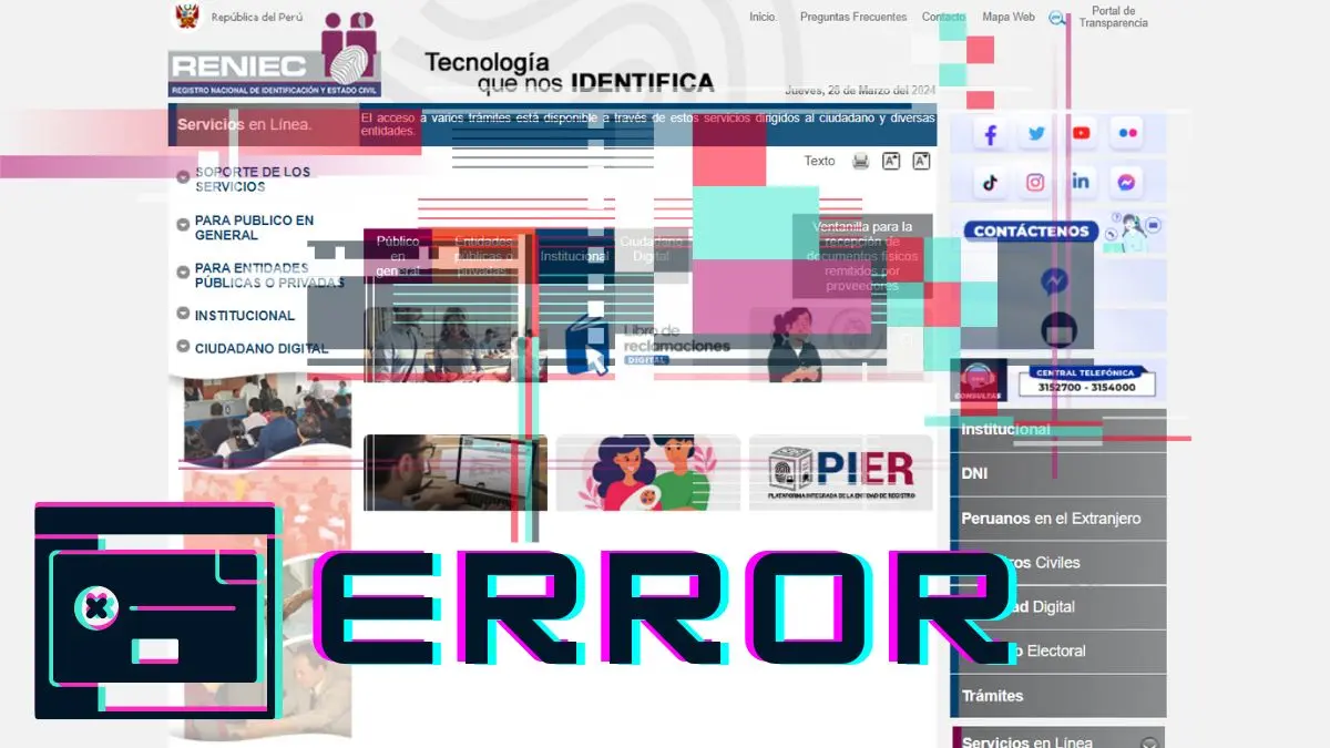 reniec problemas