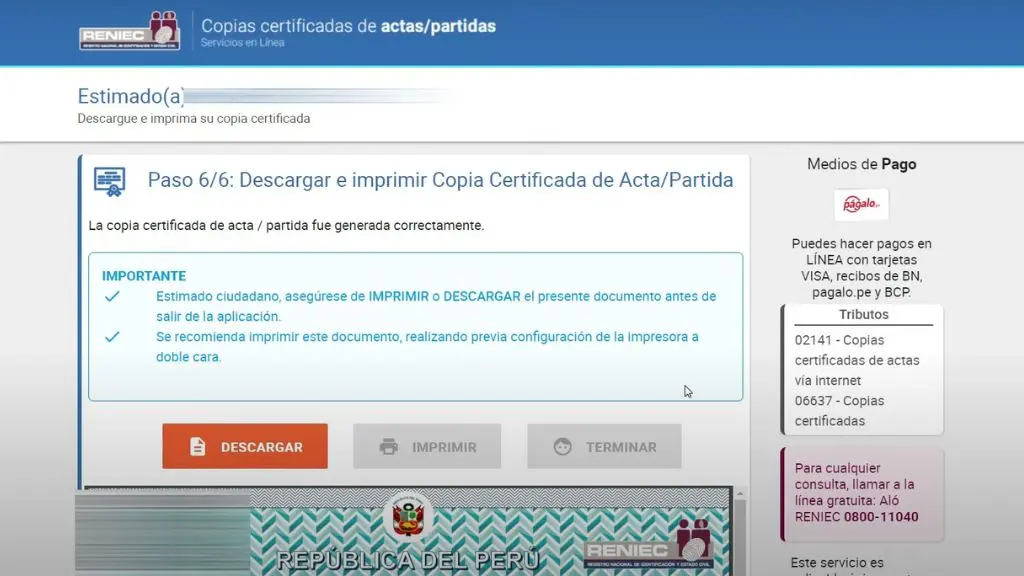 actas de nacimiento