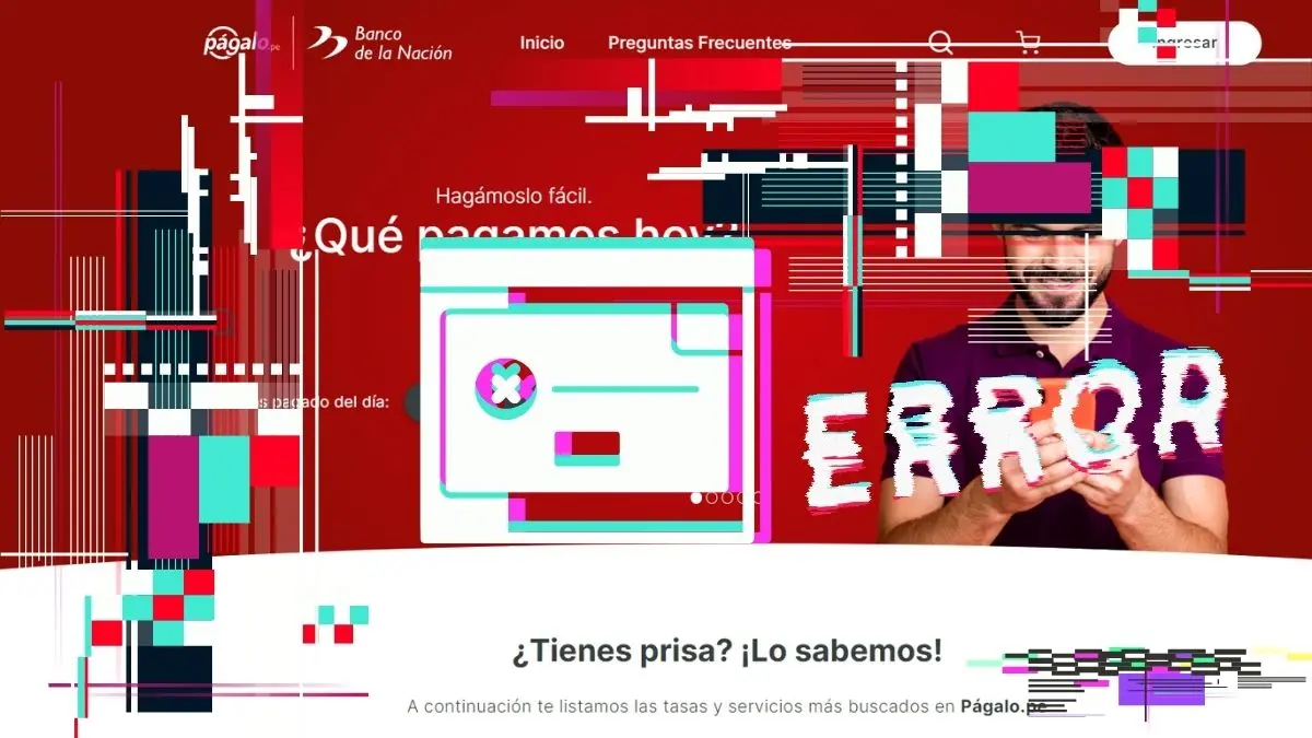 la web pagalo no funciona