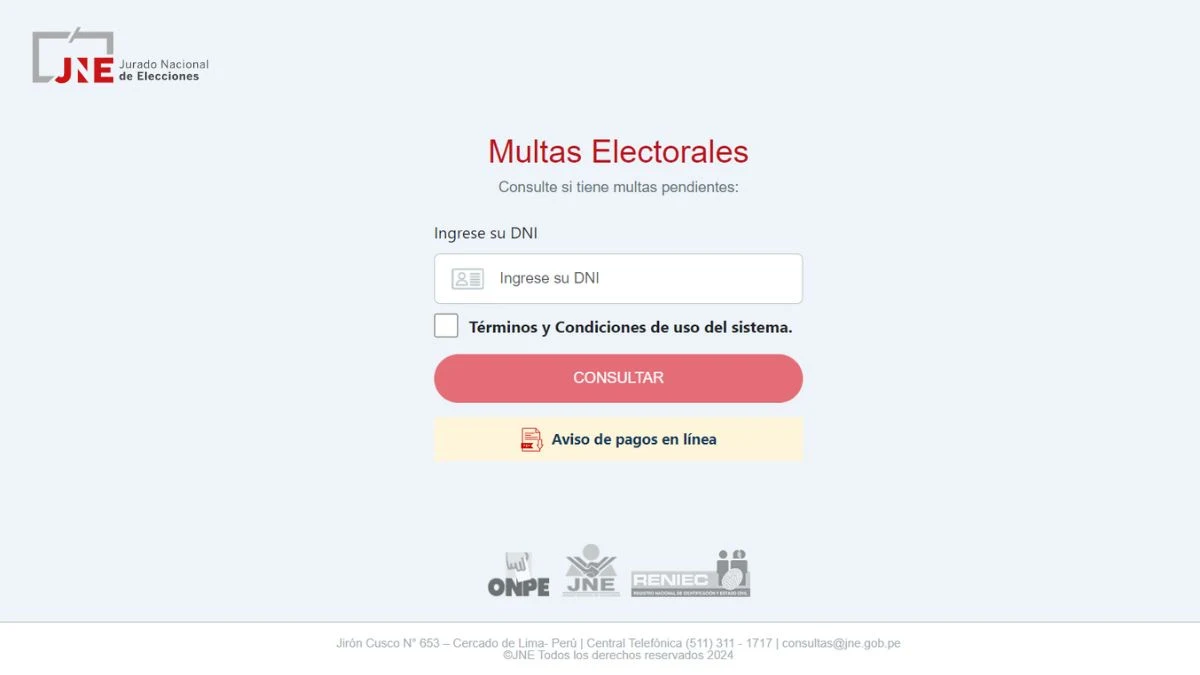 relacion de multas electorales