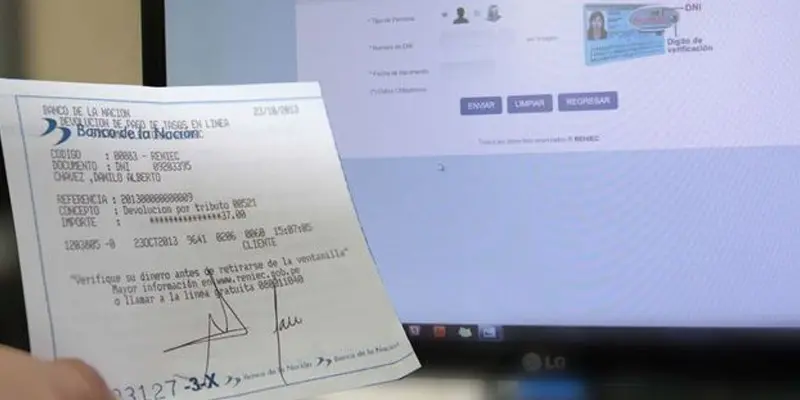 perdi comprobante pago banco de la nacion